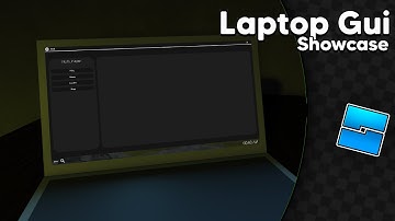 Laptop and Menu Gui // Showcase