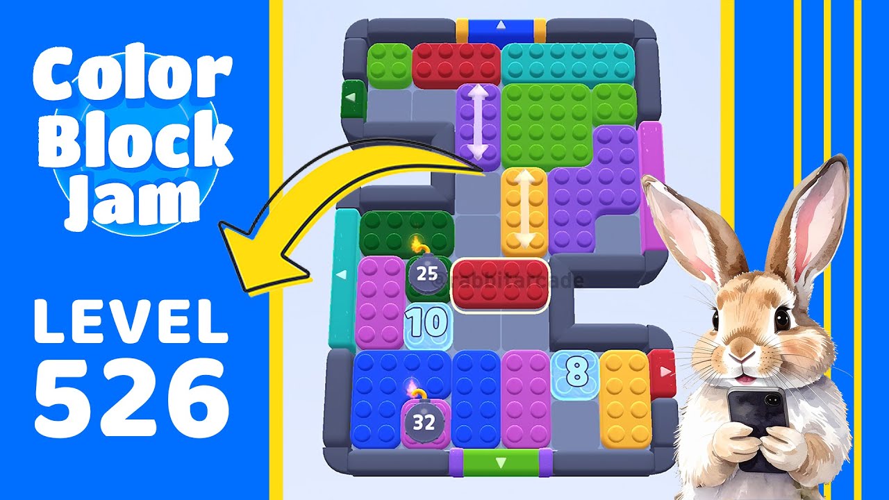 Color Block Jam Level 526 Solution Walkthrough - YouTube