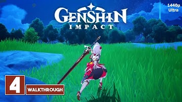 GENSHIN IMPACT Walkthrough Part 4 (No Commentary, PC, Ultra)