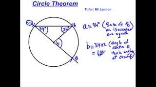 Circle Theorem - Exam Question #2 | |CXC CSEC GCSE NCERT CBSE | Click on SUBSCRIBE button!