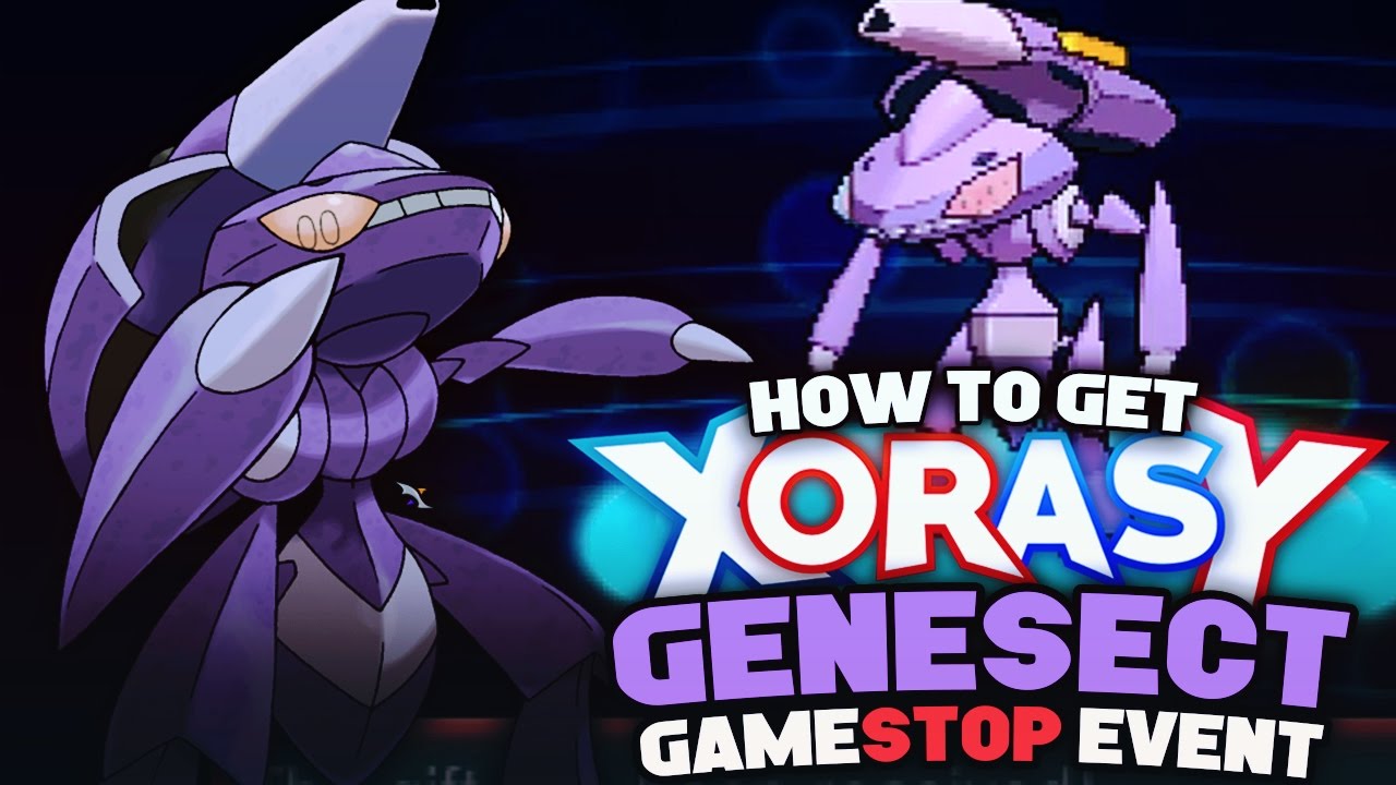 HOW TO GET GENESECT! Mythical Pokemon Event Code