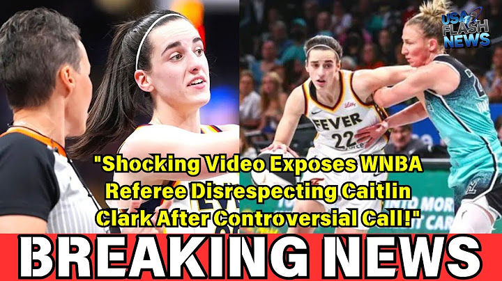 "Shocking Video Exposes WNBA Referee Disrespecting Caitlin Clark After Controversial Call!"