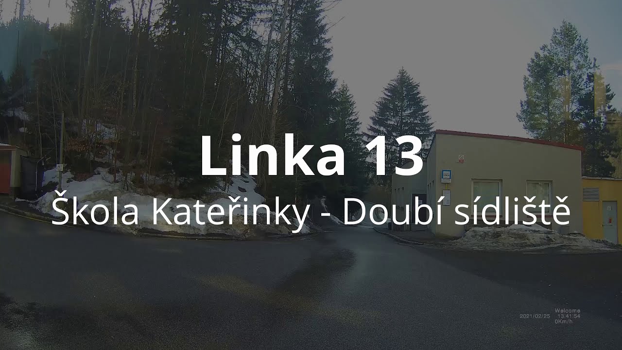Linka 13: Škola Kateřinky - Doubí sídliště
