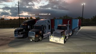 Experimental Beta Test - ATS MP v1.41 - Convoy по Америке | LIVE 3268