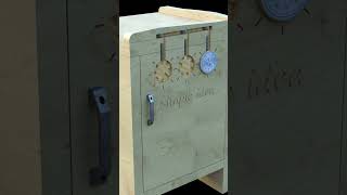 Simple Safe With Combination Lock #Woodworking #Wood #Diy