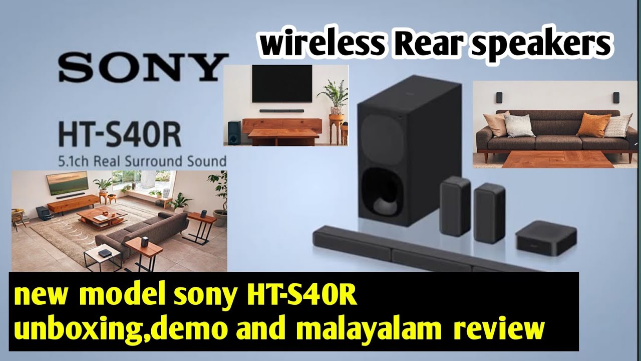 Sony HT-S40R Real 5.1 SOUNDBAR, UNBOXING/REVIEW