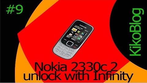 Nokia 2330c 2 Unlock with Infinity Best