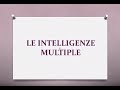 Lezione 4 Didattica: Intelligenze Multiple