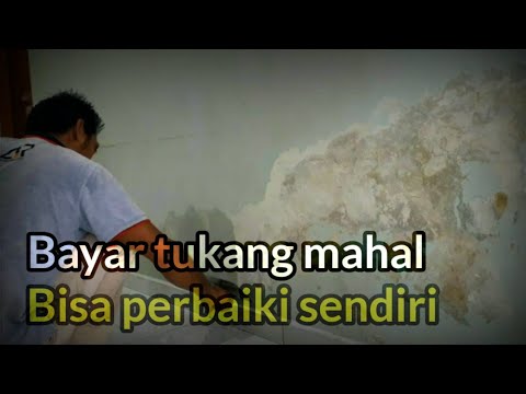 Cara perbaiki dinding yang lembab