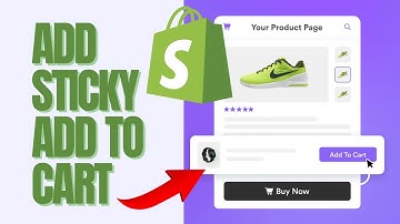How to Add Sticky Add to Cart Shopify (FOR FREE)