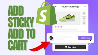 How to Add Sticky Add to Cart Shopify (FOR FREE)