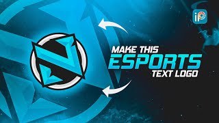 How To Make Esports Text Logo On Android- Ibis Paint X Tutorial l Part-1