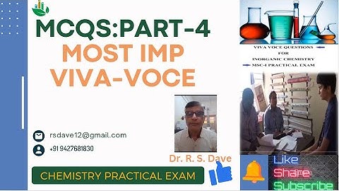 Most IMP QUEs Of Viva Voce (Part-4) for Practical Exam: B. Sc. & M. Sc.