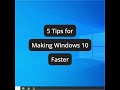 5 quick tips to make your computer faster  quick tech tips