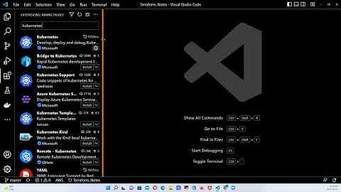 Kubernetes and Terraform Plugins for VS Code
