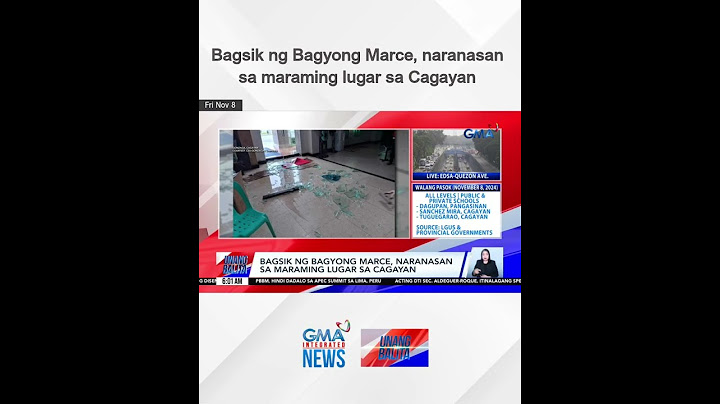 Bagsik ng Bagyong Marce, naranasan sa maraming lugar sa Cagayan | Unang Balita