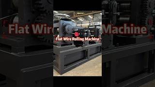Industrial Flat Wire Rolling Machine in ActionOne-step forming#machine #factory #manufacturing