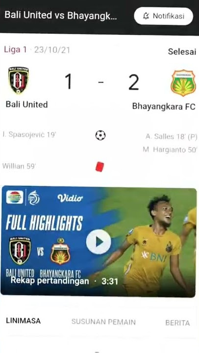#versi BALI UNITED #tiktok #snackvideo #youtubeshorts