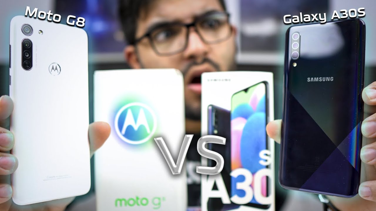 As Opções MAIS BARATAS até R$ 1.100! Moto G8 vs Galaxy A30s! Qual o MELHOR? Comparativo! 😎💪