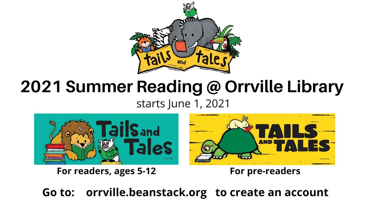 Tails & Tales Summer Reading 2021 at the Orrville Public Library YouTube