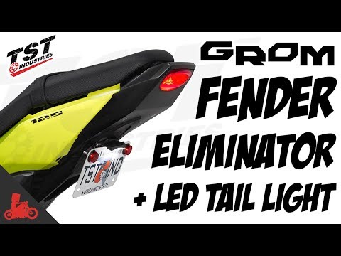 How To: Honda Grom Fender Eliminator Install