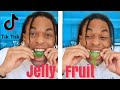 I Tried TikTok Jelly Fruit For The First Time (it got messy)