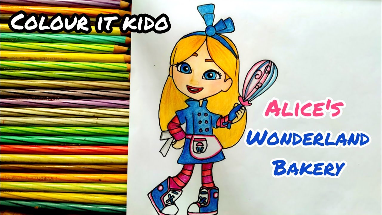 Alice's wonderland Bakery Cartoon Drawing | Only On @disneyjunior | Alice's  wonderland bakery - YouTube