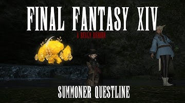Final Fantasy XIV - Summoner Level 40 - Job Quest 3 - Shadowing the Summoner