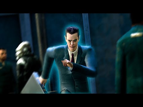 Garry's Mod, но меня преследует Gman