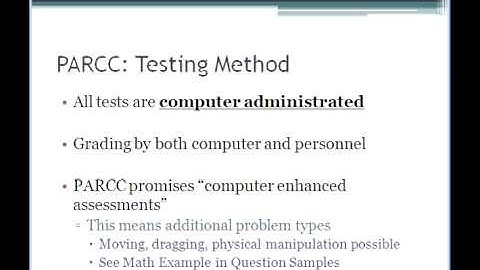 PARCC Webinar Part 6 Technology Advantages and Disadvantages