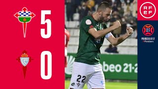 RESUMEN I Racing Club Ferrol 5-0 RC Celta de Vigo 'B' I PrimeraRFEF I Jornada 13 I Grupo 1