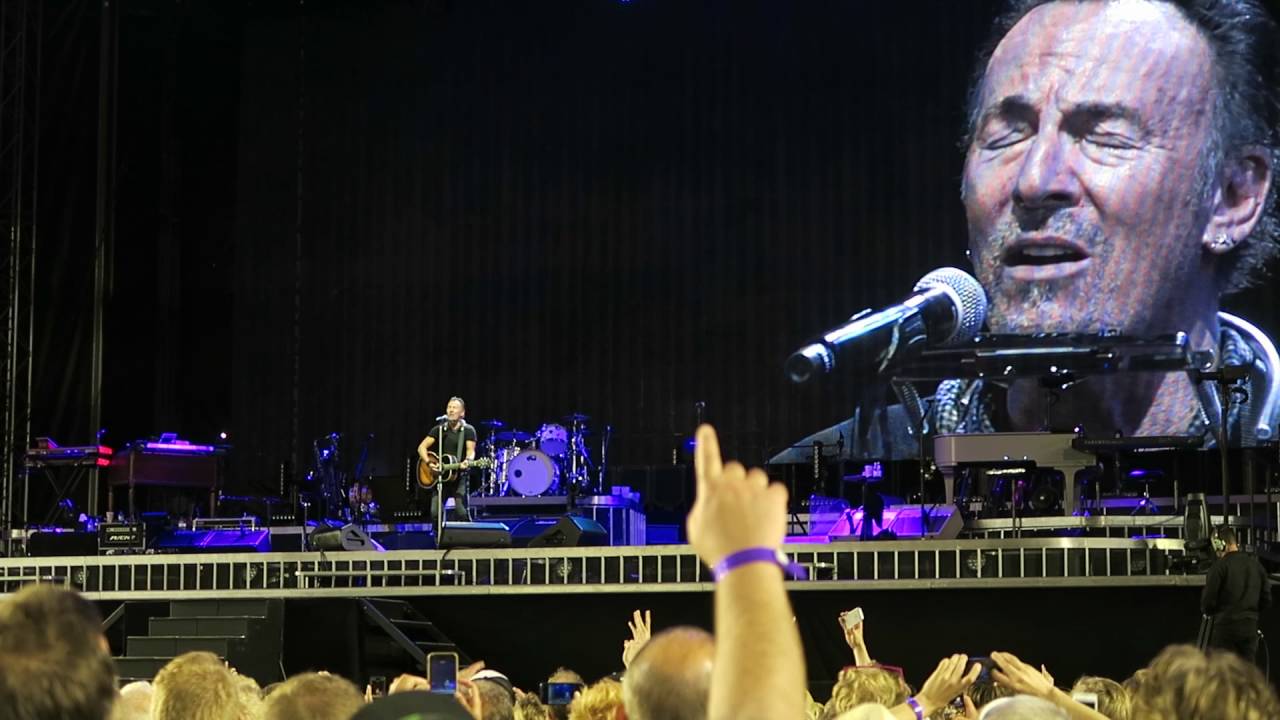 Thunder Road Bruce Springsteen Acoustic Ullevi 25/6/2016 YouTube