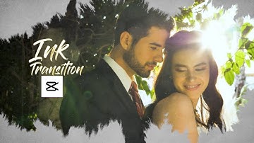 How to create an ink splash transition on capcut