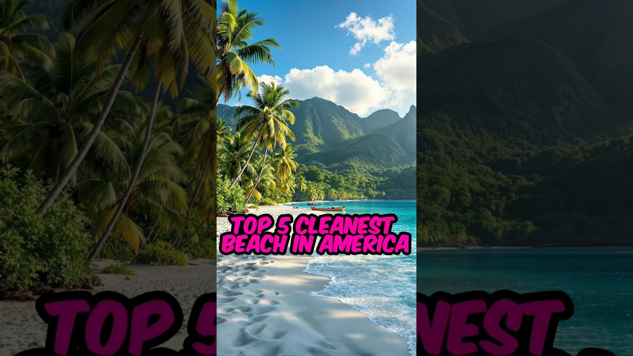 Top 5 Cleanest beaches in United States! 😍🫣 Have you ever been into these places?
