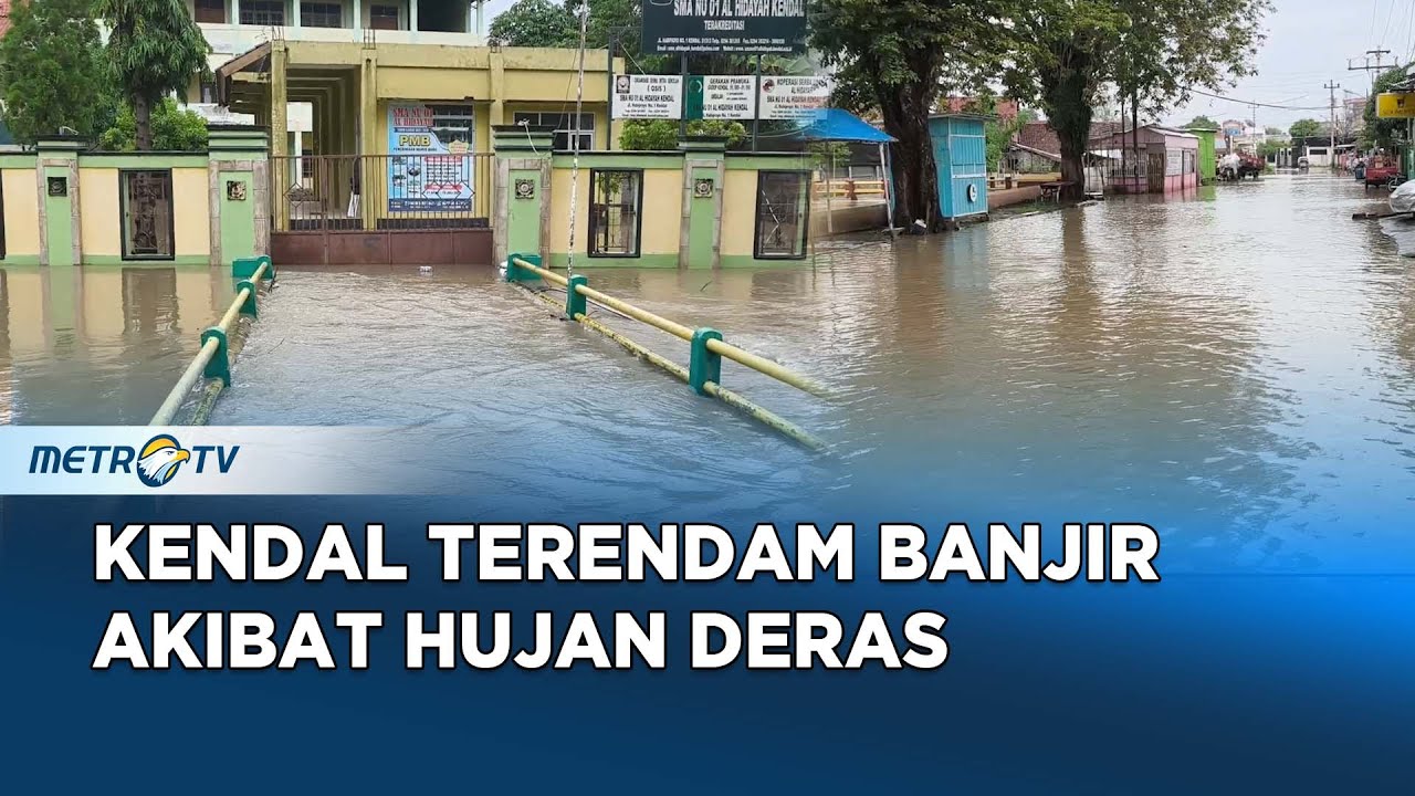 Cuaca Ekstrem Banjiri Kendal, Rumah Terendam dan Pohon Tumbang