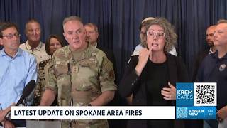 Full 'Industrial scale response' required for fire recovery Maj. Gen. Welsh says | Spokane Fires Update News