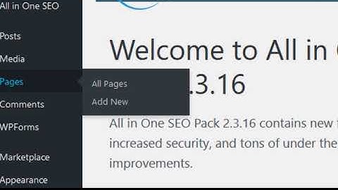 All in One SEO Pack Installation and Usage