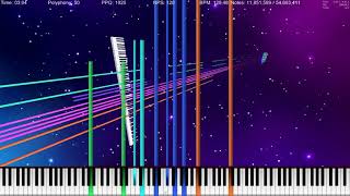[Black MIDI] Flying In The Galaxy - 54.6 Million Notes
