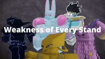 [YBA] Weakness of Every Stand