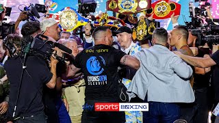 Final Face-Off Chaos! 🚨 | Fireworks At Fury Vs Usyk Weigh-In