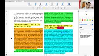 surgery lectures /chapter 1 metabolic response to injury