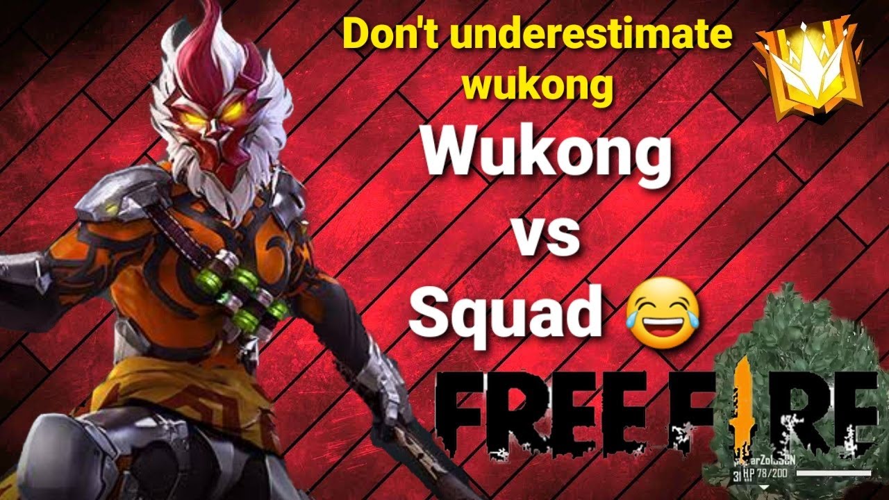 power of WUKONG 😱🔥😆 use wukong in cs mode 🗣 piyush gaming official #freefire #freefireindia