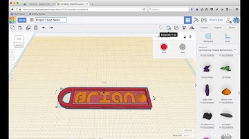 TinkerCad Basics Lesson #5 Grouping and Exporting STL