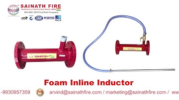 Foam Inline Inductor in Fire Fighting by Sainath Fire Mumbai India