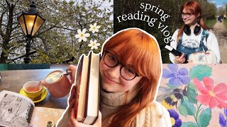 spring reading vlog  reading outside of my comfort zone