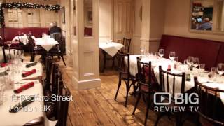 Bedford & Strand Bar and Restaurant in London UK serving Good Food and Drinks