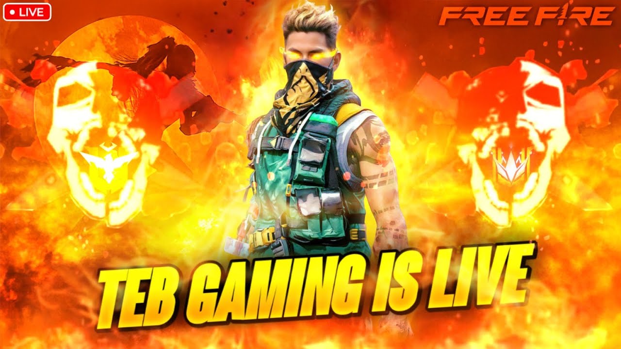 🔴[Live] New Season Grandmaster Top Rank Push ✌ Free Fire LIVE!  #ff #freefire #tebgaming