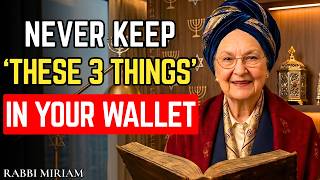 Why Jews NEVER Keep These 3 Things in Their Wallet (You're Bleeding Money)||Rabbi Miriam