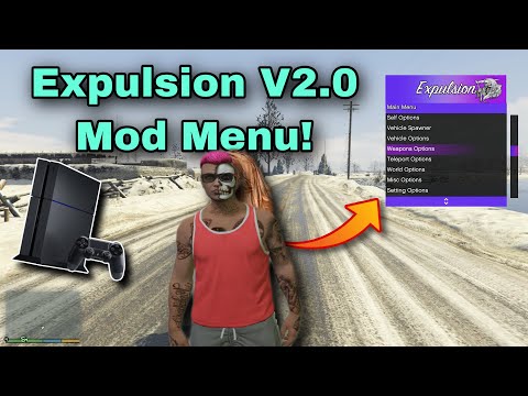 GTA V 1.38 Expulsion v4.0 Mod Menu for PS4 9.00 by LushModz