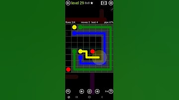How To Solve Flow Free Extreme Pack Level 29 8x8 Hard Board Walk Through Solution Walkthrough
